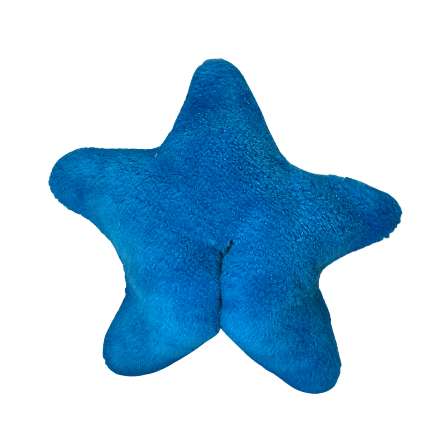 sparkling small turquoise star plushie