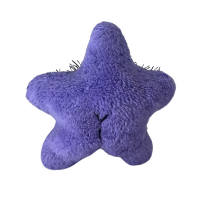 twinkling tiny lavender star plushie