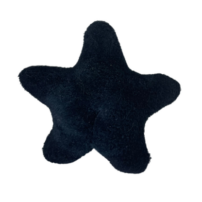 luminescent little black star plushie