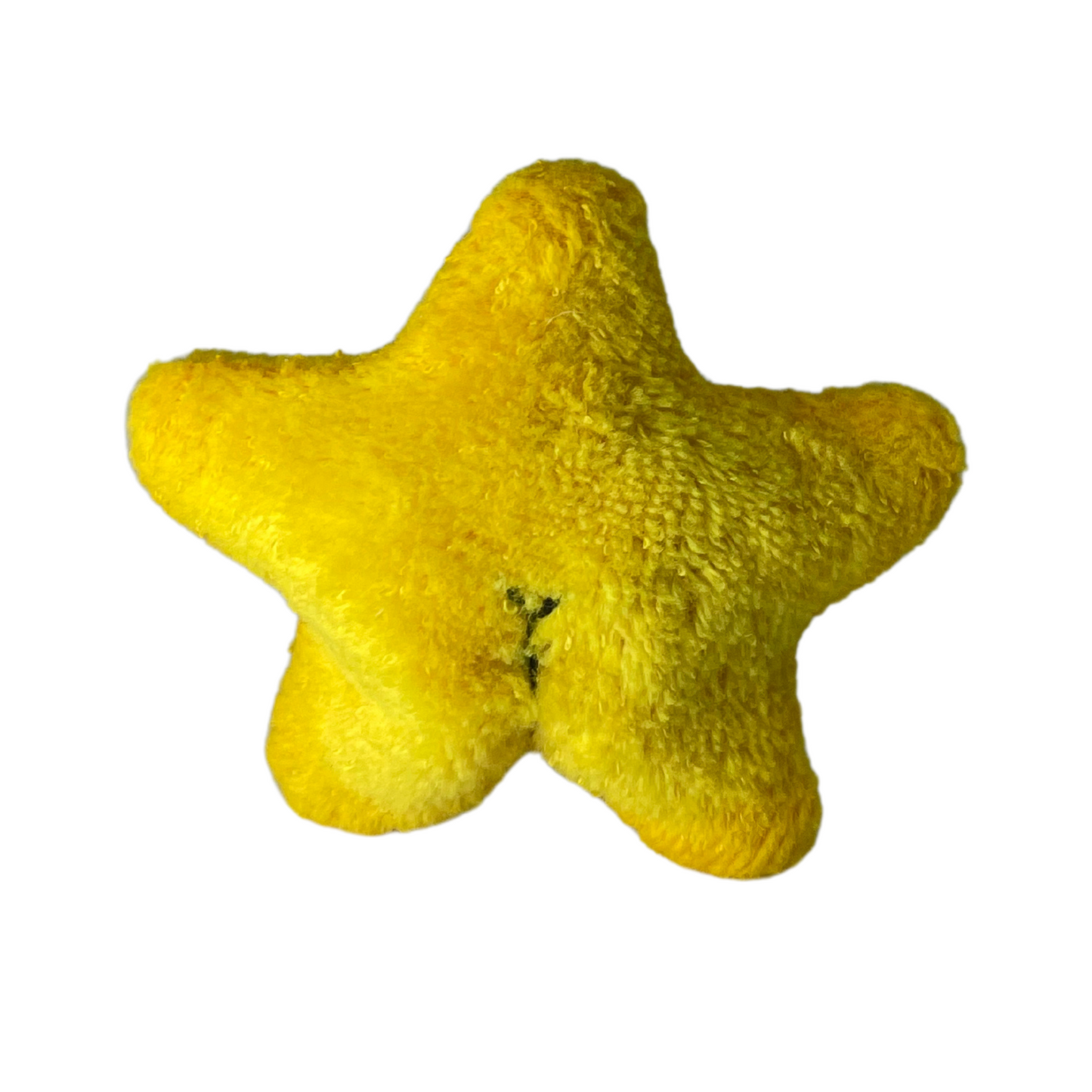 twinkling tiny yellow star plushie