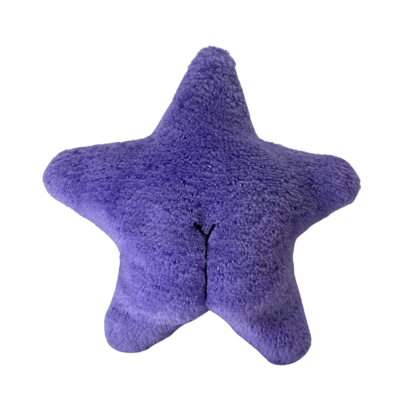 sparkling small lavender star plushie