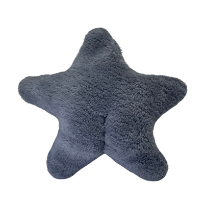 sparkling small gray star plushie