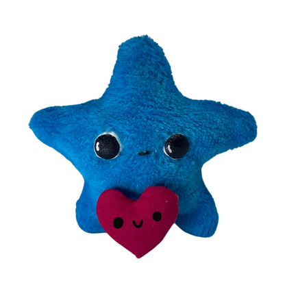 luminescent little turquoise star plushie