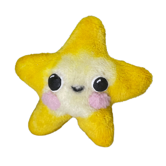 luminescent little yellow star plushie