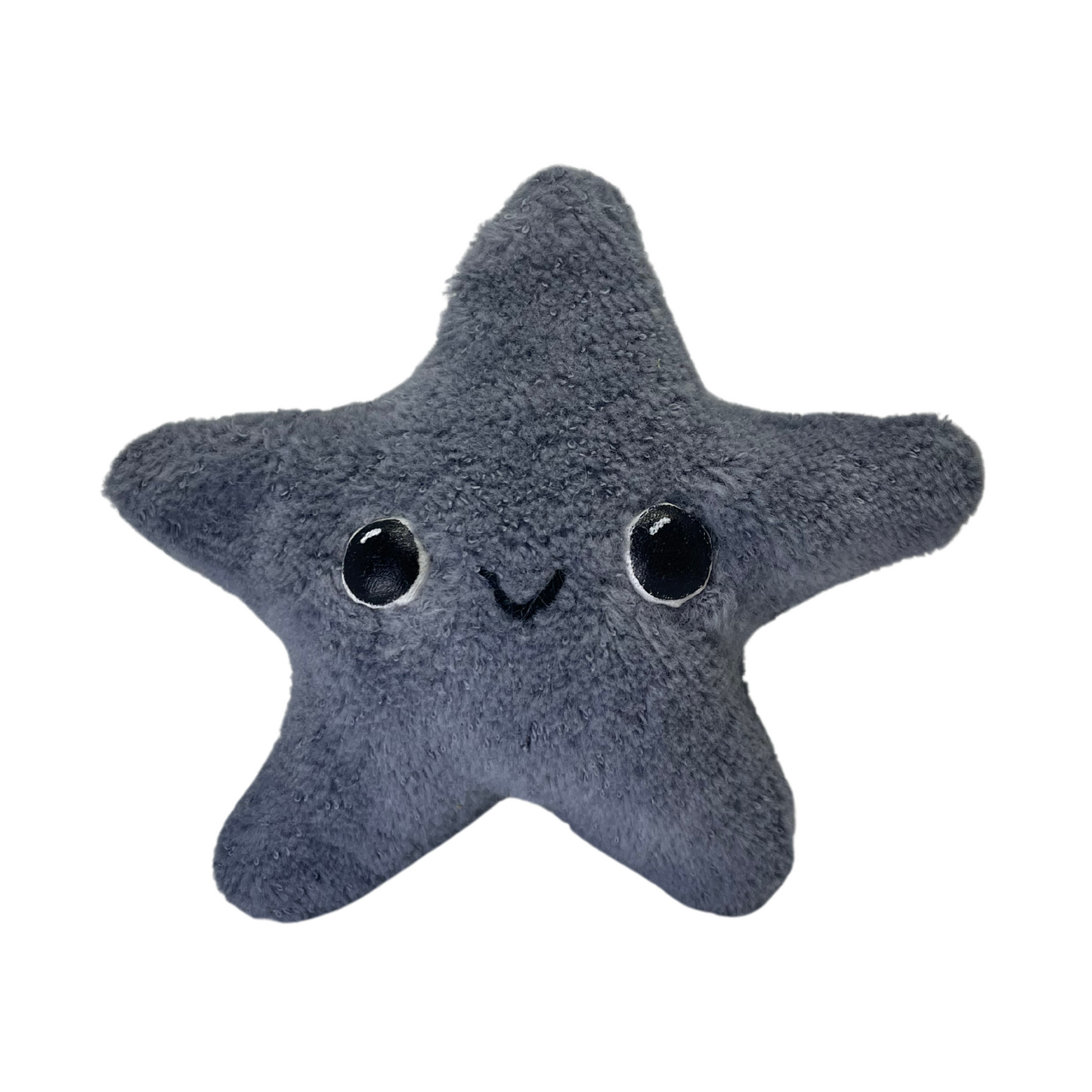 sparkling small gray star plushie