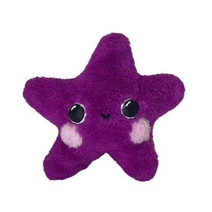 luminescent little amethyst star plushie