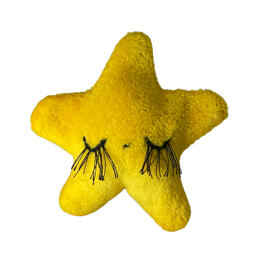 luminescent little yellow star plushie