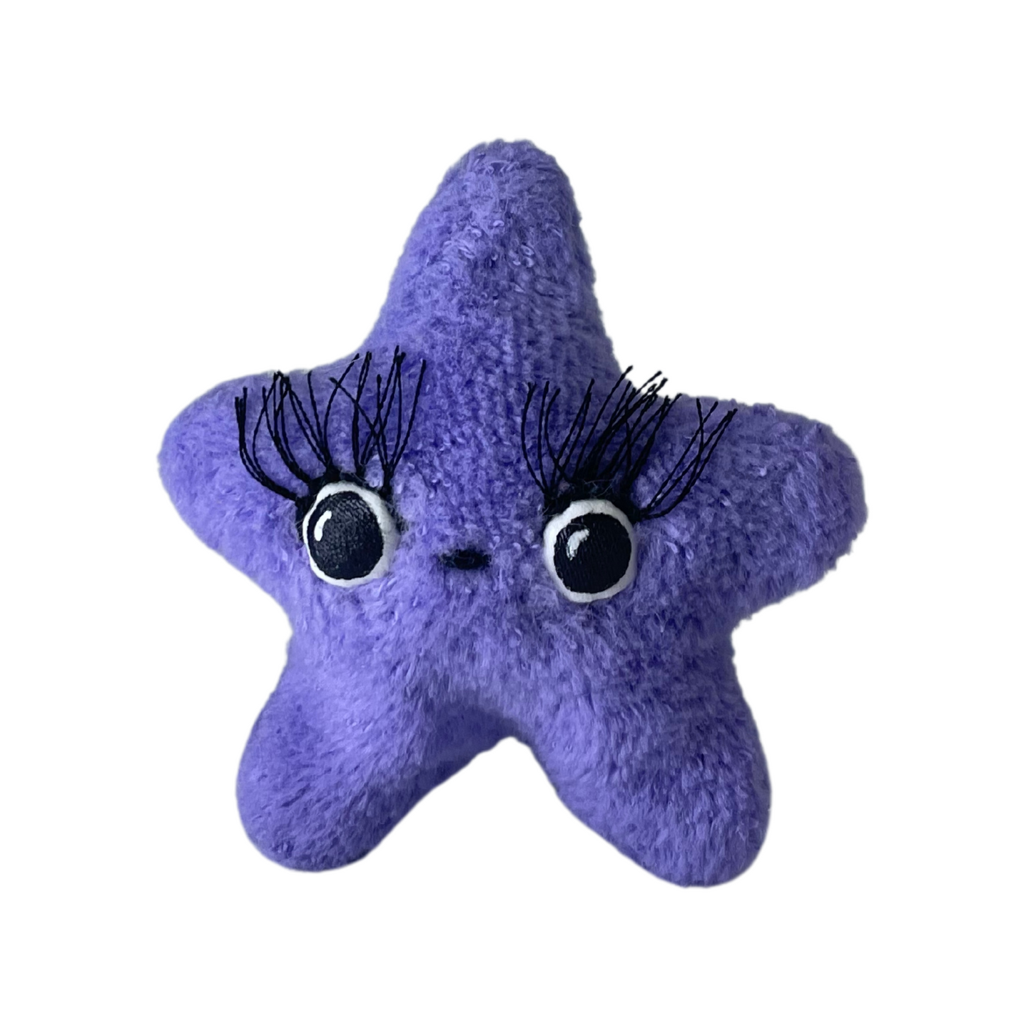 twinkling tiny lavender star plushie