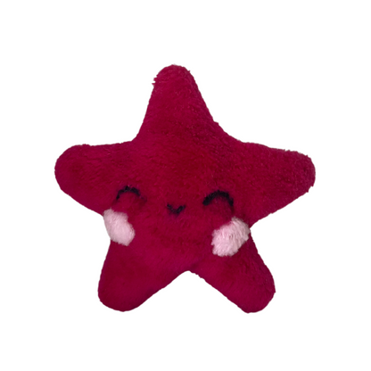 luminescent little red star plushie