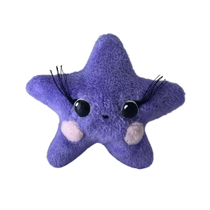 luminescent little lavender star plushie