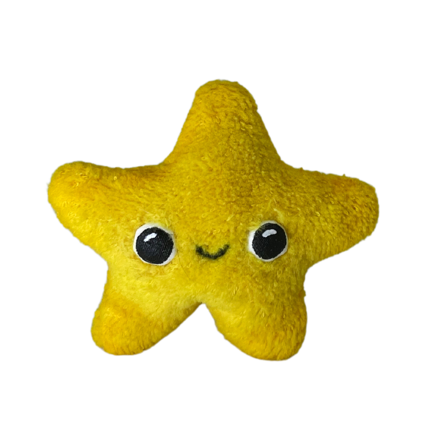 twinkling tiny yellow star plushie