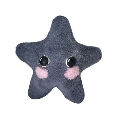 luminescent little gray star plushie