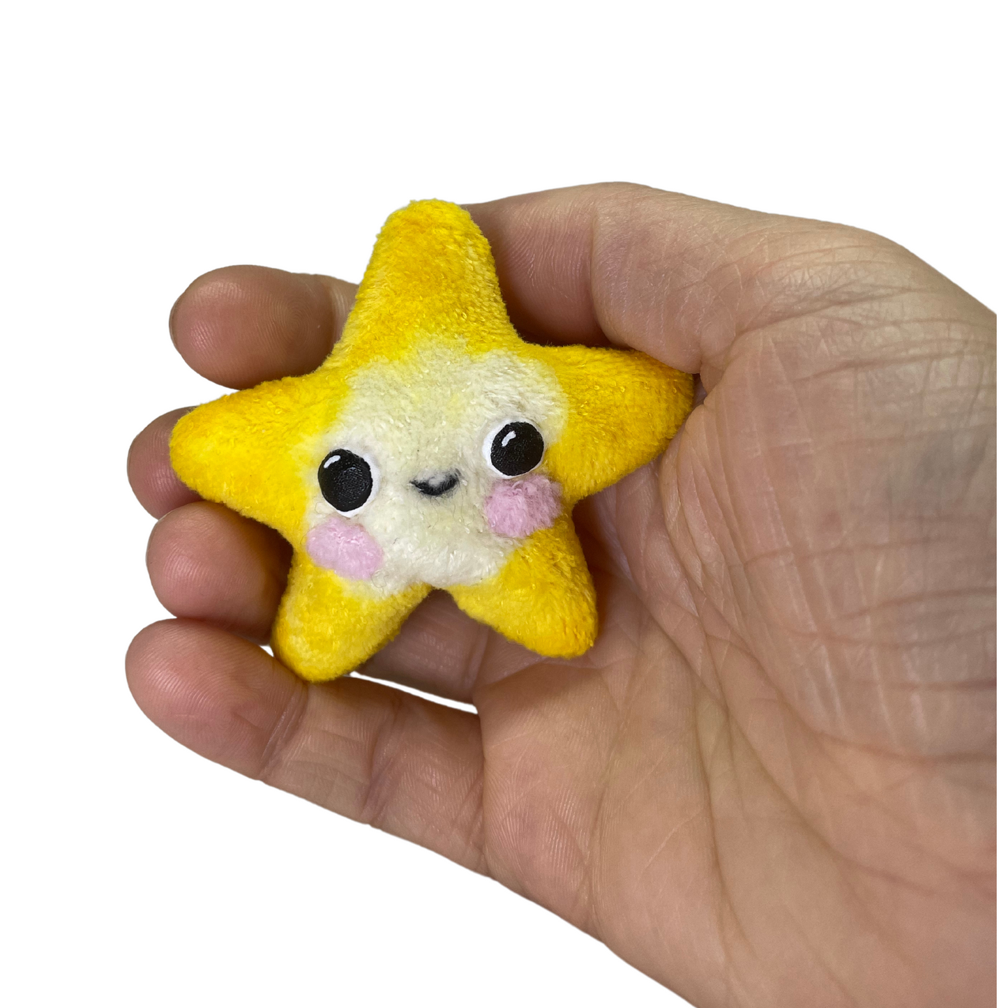 luminescent little yellow star plushie