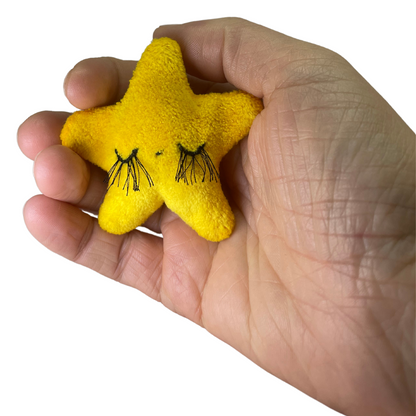 luminescent little yellow star plushie