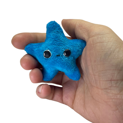 luminescent little turquoise star plushie