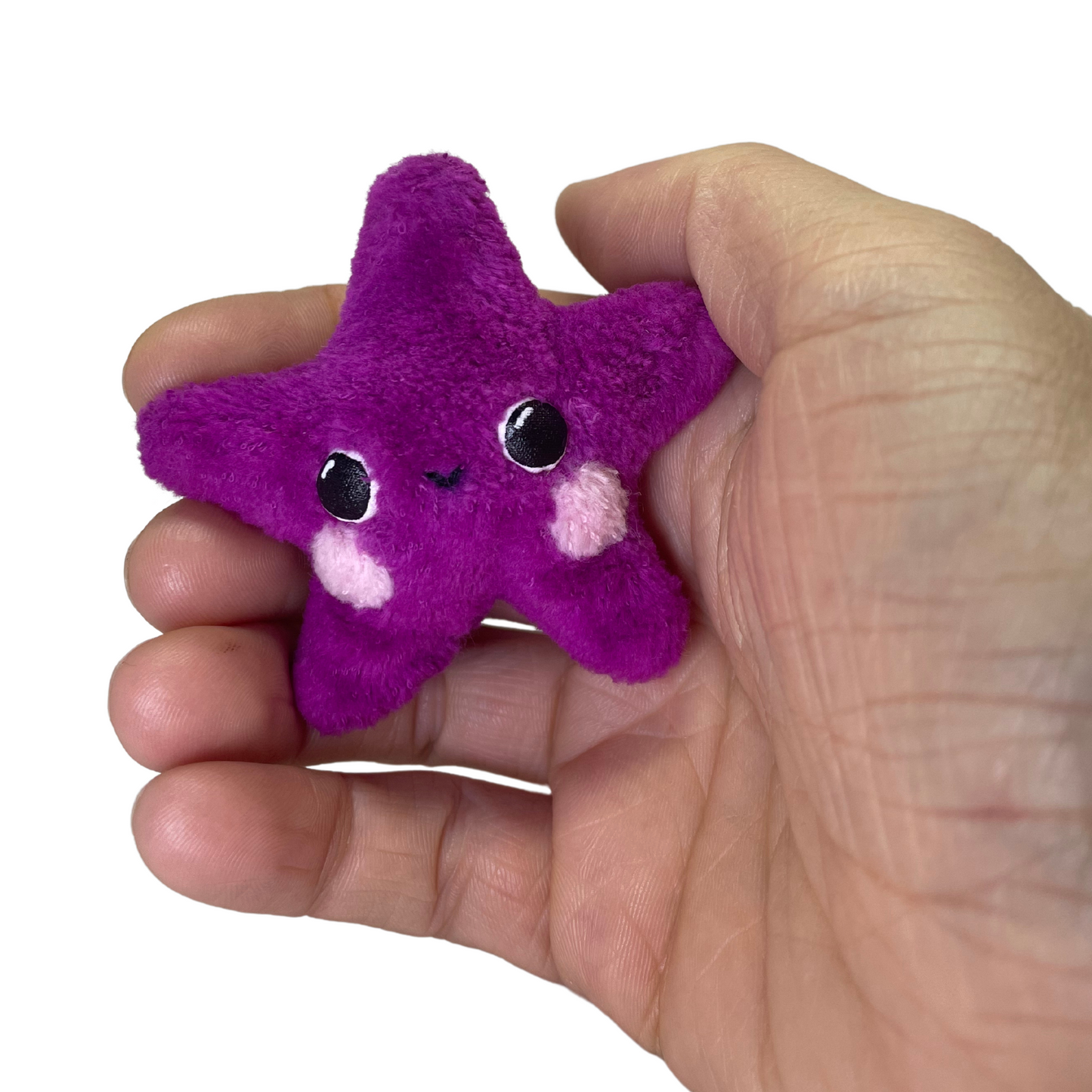 luminescent little amethyst star plushie