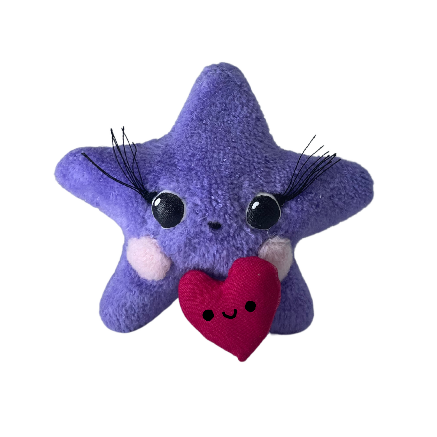 luminescent little lavender star plushie