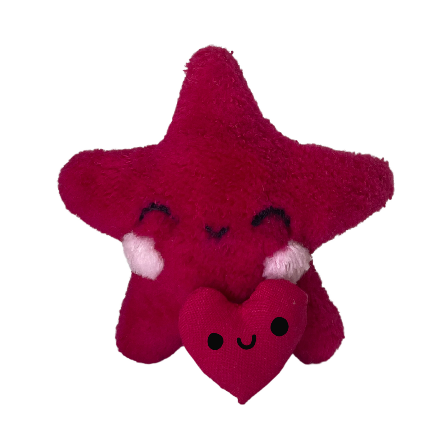 luminescent little red star plushie