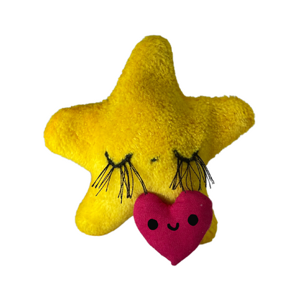 luminescent little yellow star plushie