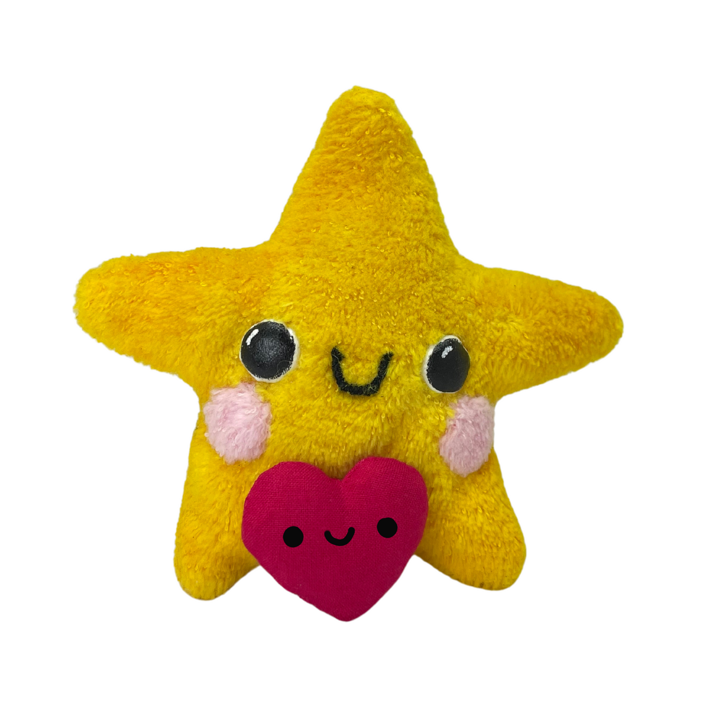 sparkling small yellow star plushie