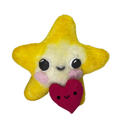 luminescent little yellow star plushie